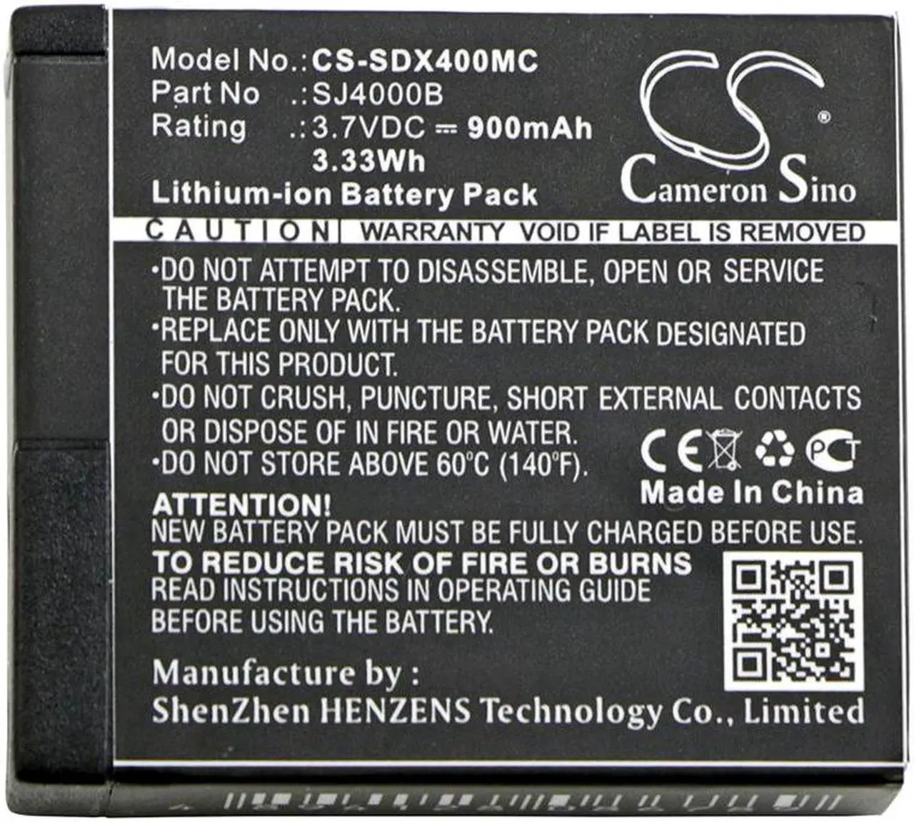 Alt view image 3 of 3 - Estry Battery Replacement for Eken H9 H9R PG1050 H8 H8 Pro H8R PG1050