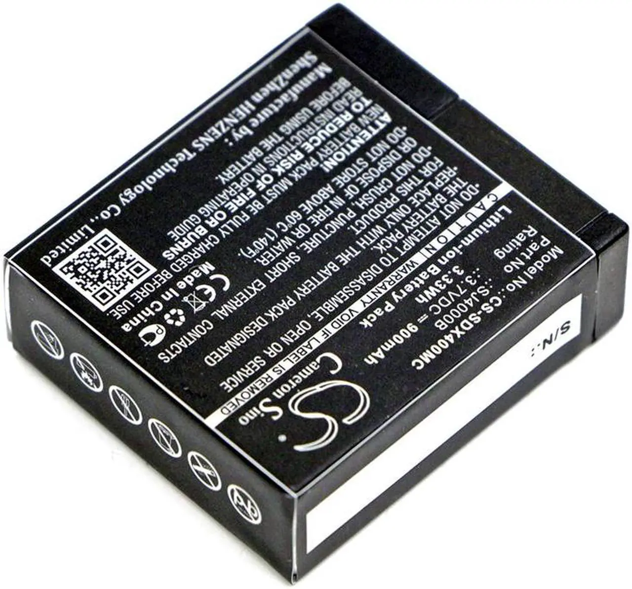 Alt view image 2 of 3 - Estry Battery Replacement for Eken H9 H9R PG1050 H8 H8 Pro H8R PG1050