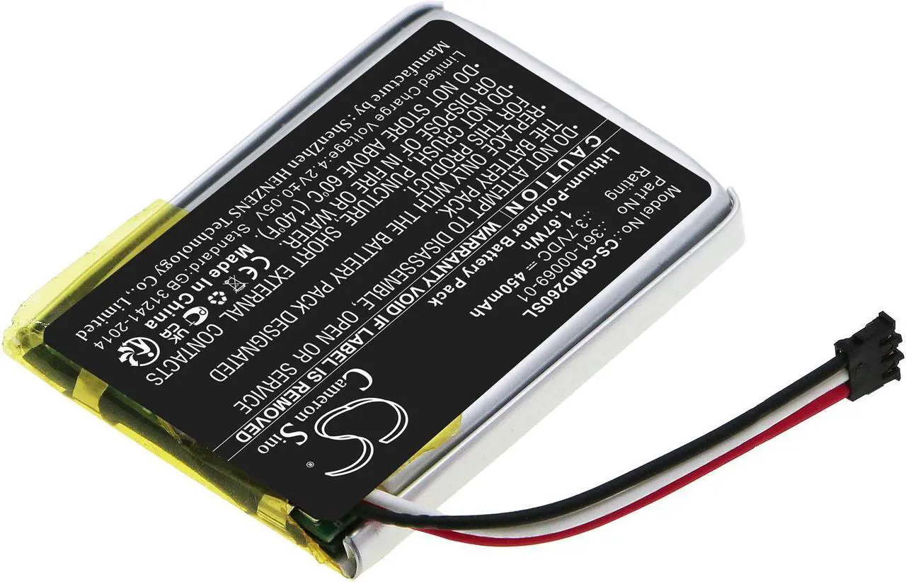 Alt view image 2 of 5 - Estry Battery Replacement for O2ADNH02 Delta Upland dog device traini 010-02608-10 Delta XC Receiver Delta SE Dog Training Collar R Delta Sport Receiver 010-11925-00 361-00069-01