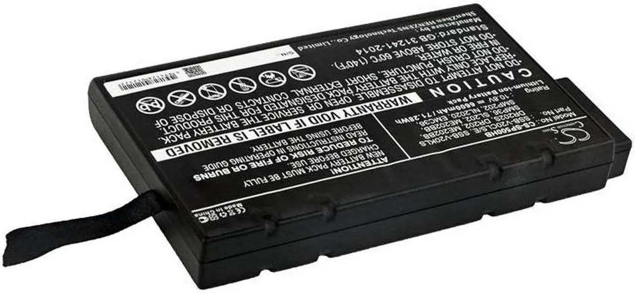 Alt view image 2 of 5 - Estry Battery Replacement for 513ST Pro CX 512ST Vividy 510ED Pro C EMC36 SMP02 NL2020 DR202 ME202BB