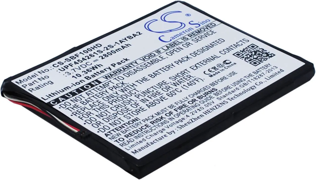 Main image of Estry Battery Replacement for Wireless Plus Teardown STCV2000100 1AYBA2 STCK1000100 UPF454261S-2S-1AYBA2