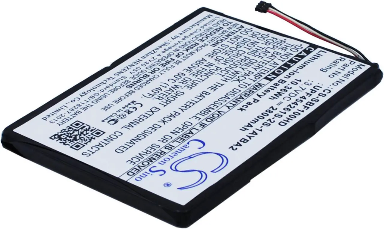 Alt view image 2 of 5 - Estry Battery Replacement for Wireless Plus Teardown STCV2000100 1AYBA2 STCK1000100 UPF454261S-2S-1AYBA2