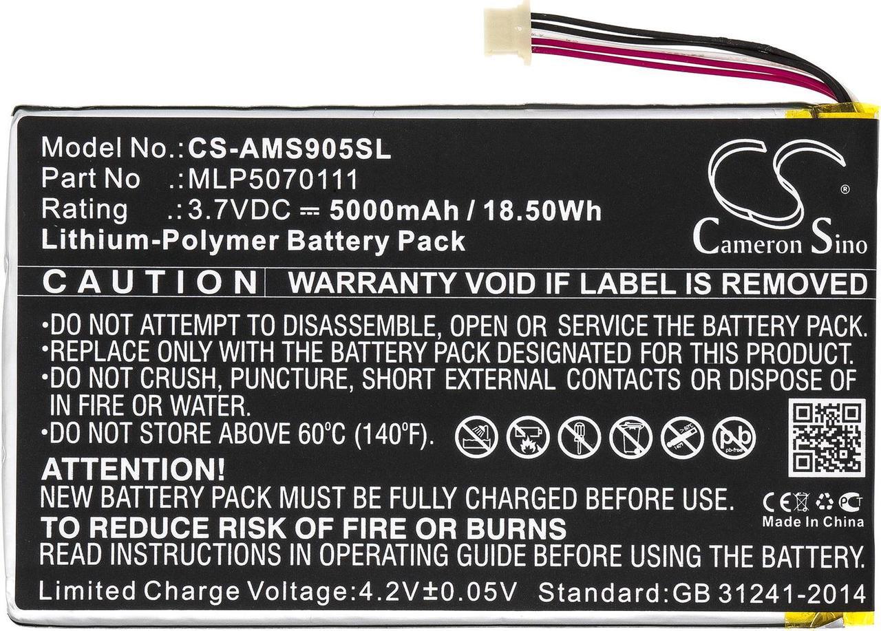 Alt view image 3 of 5 - Estry Battery Replacement for Autel MS906CV DS808K MK808IM MX808i IM508 TS608 MaxiDAS DS808K Scanner MP808 MK808 MK808TS MaxiDAS DS808 Scanner MS906 MaxiTPMS TS608 Scanne MaxiSys Mini DS808 MLP5070111