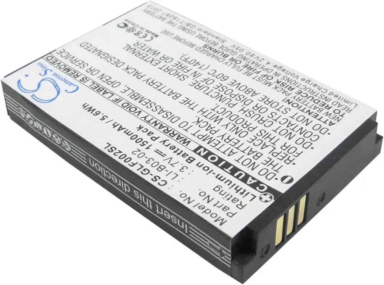 Alt view image 2 of 5 - Estry Battery Replacement for Golf Buddy Platinum Range Finder World Platinum II World Platinum Platinum GB3 LI-B03-02
