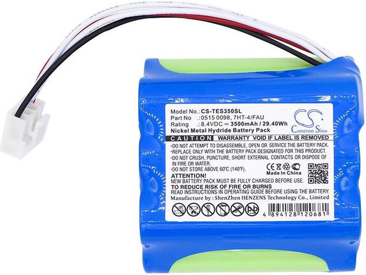 Alt view image 5 of 5 - Estry Battery Replacement for Testo 350-S 350-XL Flue Gas Analyse 350-S Flue Gas Analyse 350 350 Plus 350-XL Flue Gas Analyser 350 EPA 0515 0098 7HT-4/FAU 0515.0098