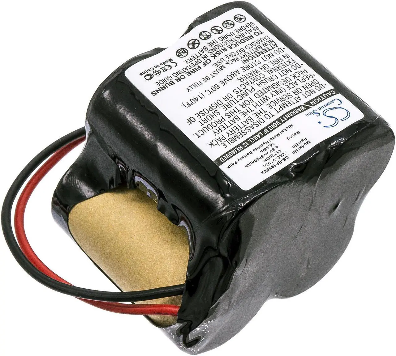 Alt view image 2 of 5 - Estry Battery Replacement for Shark Sweeper VX1 X1725QN V1700Z V1930 VAC-V1930 X1725QN