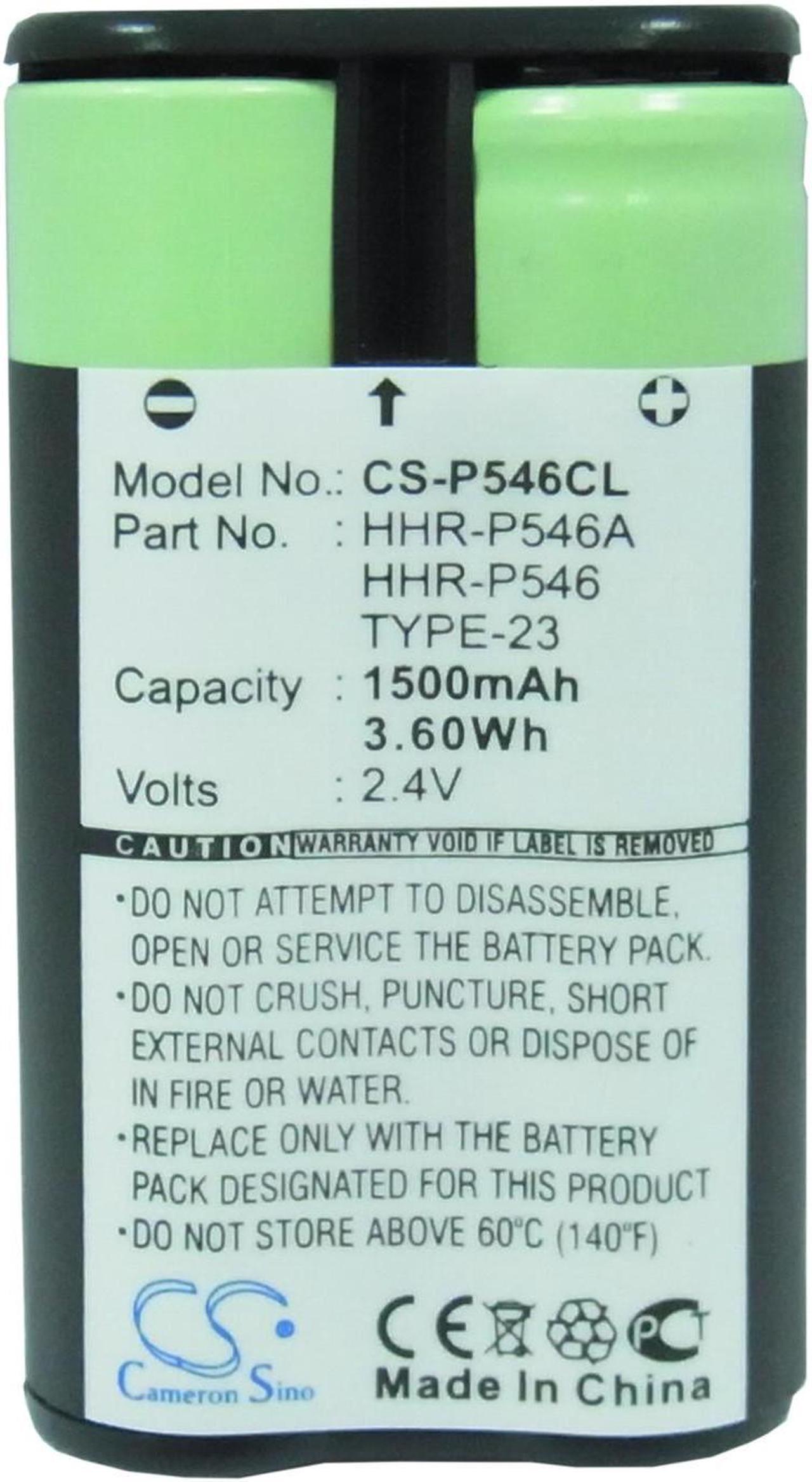 Alt view image 5 of 5 - Estry Battery Replacement for Radio Shack 960-1883 43-3525 23-272 43-3520 43-3524 43-3521 2403 HCNN4005A TYPE 23 23-272 43-3521 HHR-P546A 43-3524 HHR-P546 43-3520 PC915 43-3525 80-5017-00-00 2400