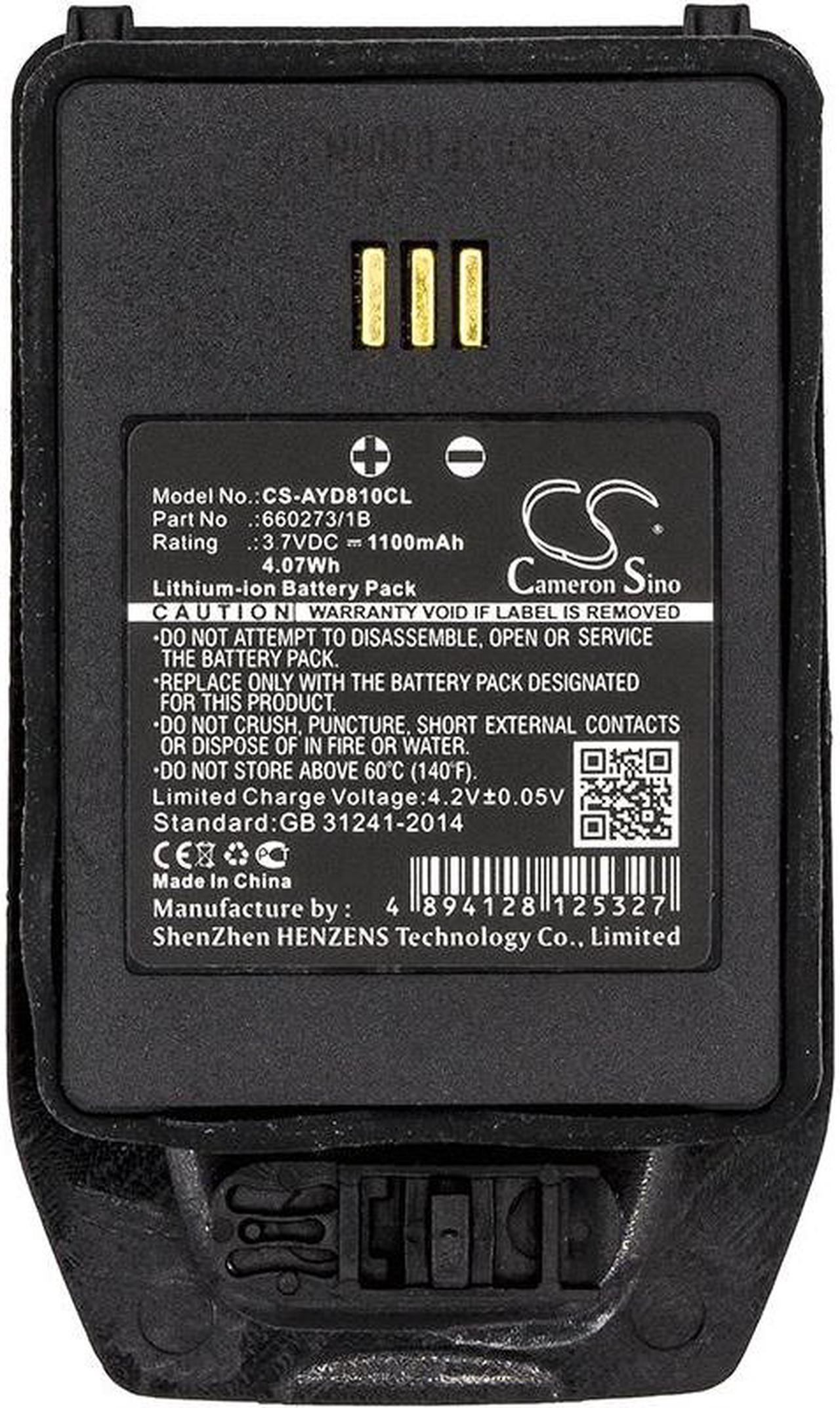 Alt view image 3 of 3 - Estry Battery Replacement for Aastra DT433 DT423 DT413 DT433 EX