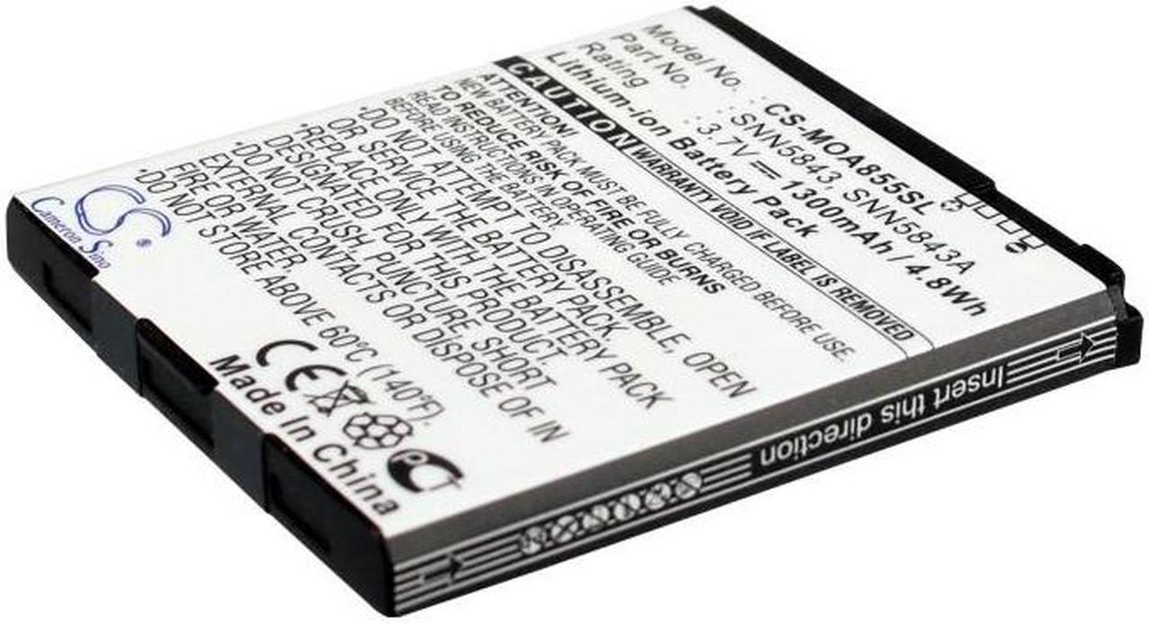 Main image of Estry Battery Replacement for VERIZON Droid 2 Global A855 A956 Milestone Droid Pro Driod Droid 2 SNN5843 SNN5843A BP6X