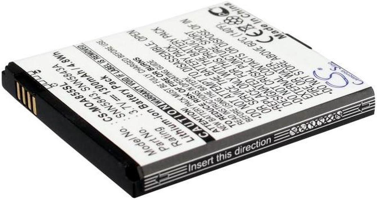 Alt view image 2 of 5 - Estry Battery Replacement for VERIZON Droid 2 Global A855 A956 Milestone Droid Pro Driod Droid 2 SNN5843 SNN5843A BP6X