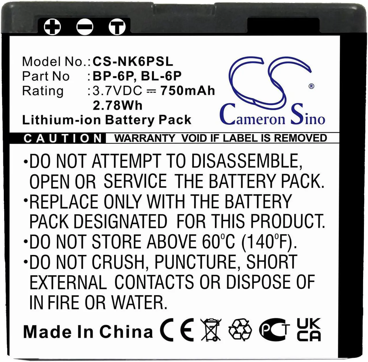 Alt view image 3 of 4 - Estry Battery Replacement for Mobiado Professional 105GMT Professional 105EM Professional 105CLB Professional 105 Damascus Professional 105GCB Professional 105ZAF