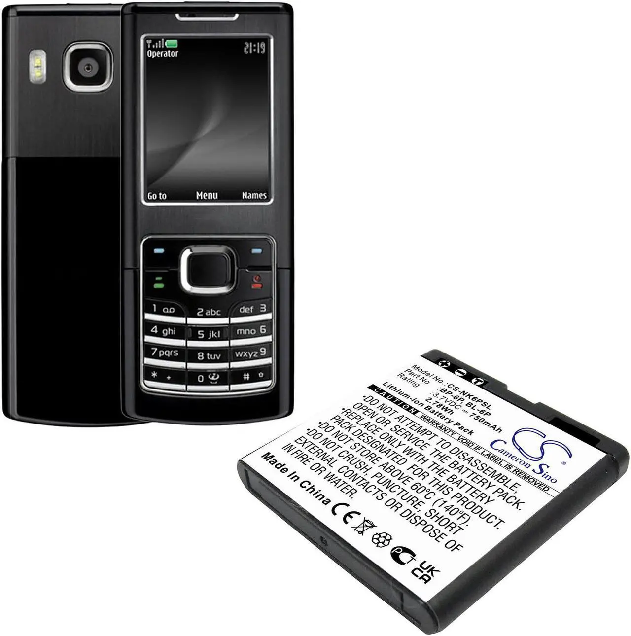 Alt view image 4 of 4 - Estry Battery Replacement for Mobiado Professional 105GMT Professional 105EM Professional 105CLB Professional 105 Damascus Professional 105GCB Professional 105ZAF