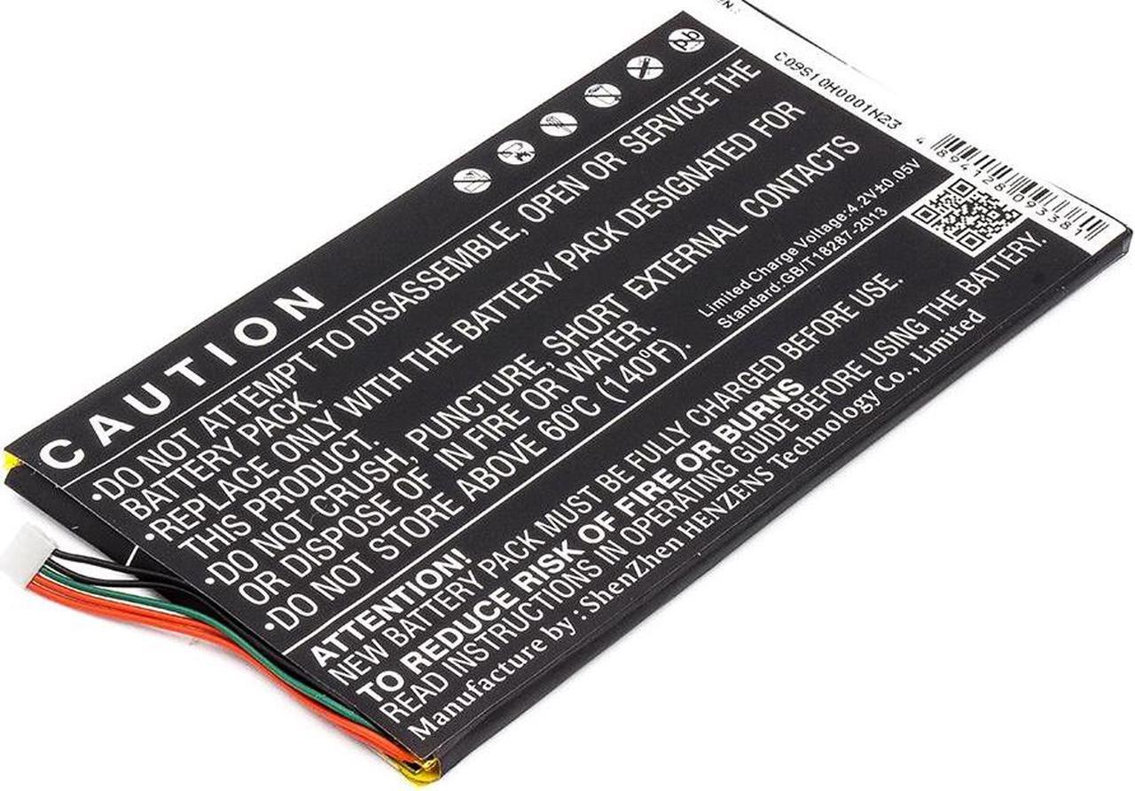 Alt view image 3 of 5 - Estry Battery Replacement for Barnes & Noble BNRV400 BNTV400 NOOK HD 7 tablet L83-4977-266-01-4 BNA-B0002