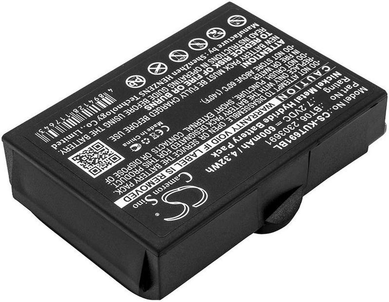 Alt view image 2 of 3 - Estry Battery Replacement for IKUSI TM61Transmitters TM62 TM62 Transmitters TM61 2303691 TM60 2303691 BT06