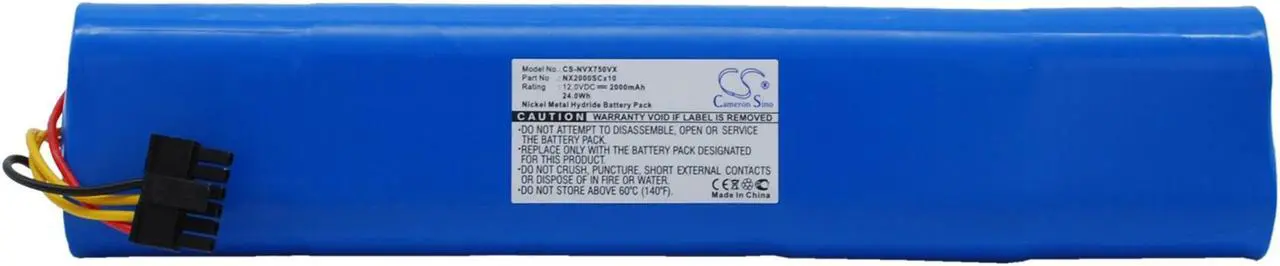 Main image of Estry Battery Replacement for Neato BV Basic Botvac 85 Botvac 75 BV80 Botvac D80 BV70e D8000 BV75 Botvac Connected Botvac D75 BV85 D8500 Botvac D85 945-0177 945-0129 NX2000SCx10 945-0179 945-0123