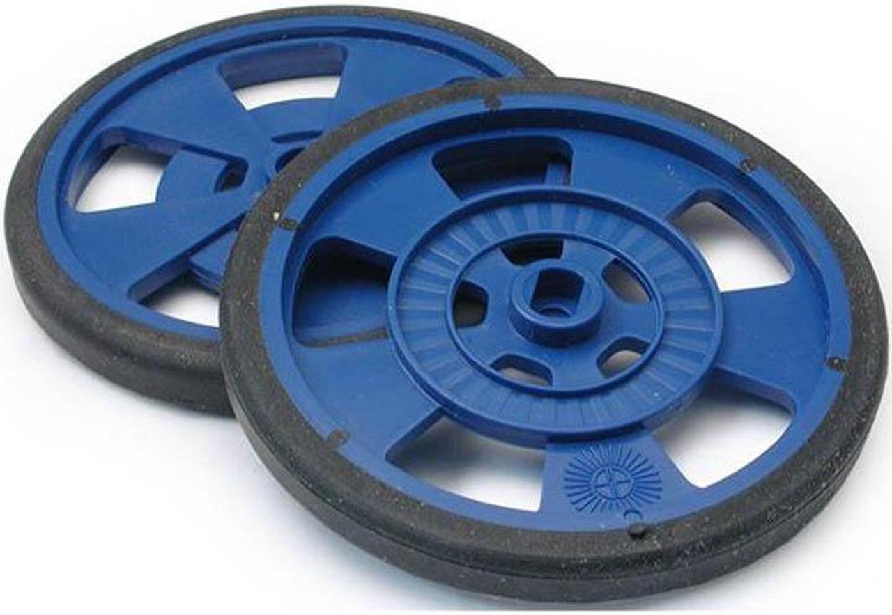 GMPW-LB-2 - WHEEL PLASTIC 69MM DIA BLUE 7.62MM WIDE (2 pcs/pkg)