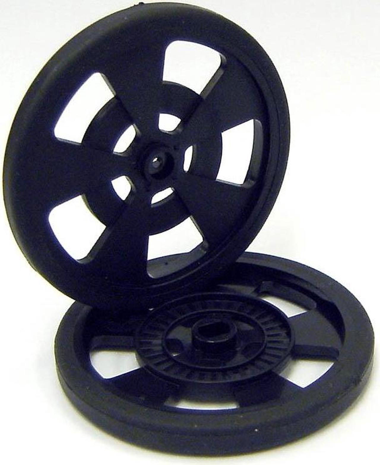 GMPW-B - WHEEL PLASTIC 69MM DIA BLACK 7.62MM WIDE (2 pcs/pkg)