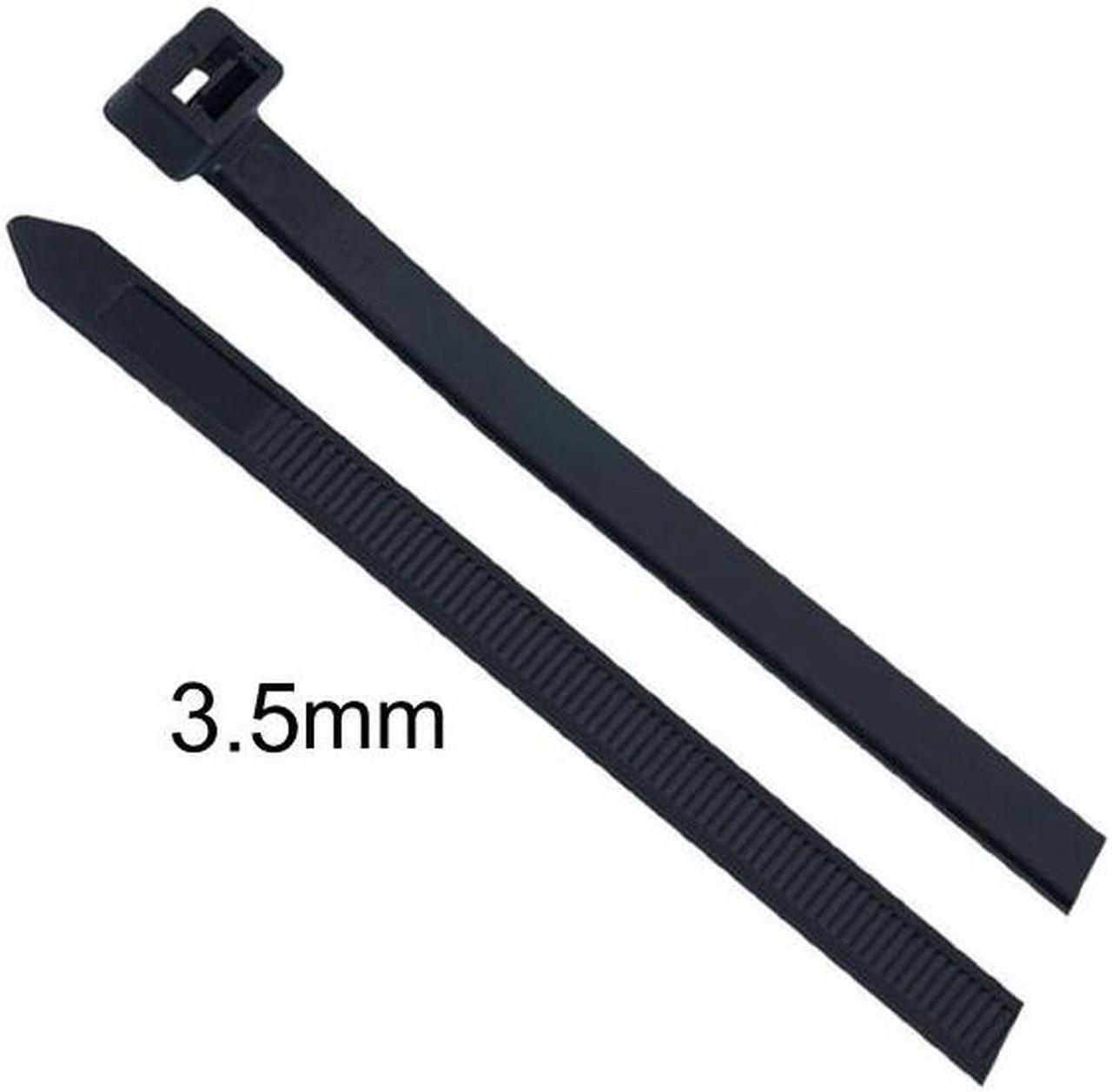 46-210UVBW - CABLE TIE BLK 11IN 45LB WIDTH 3.5MM (100 pcs/pkg)