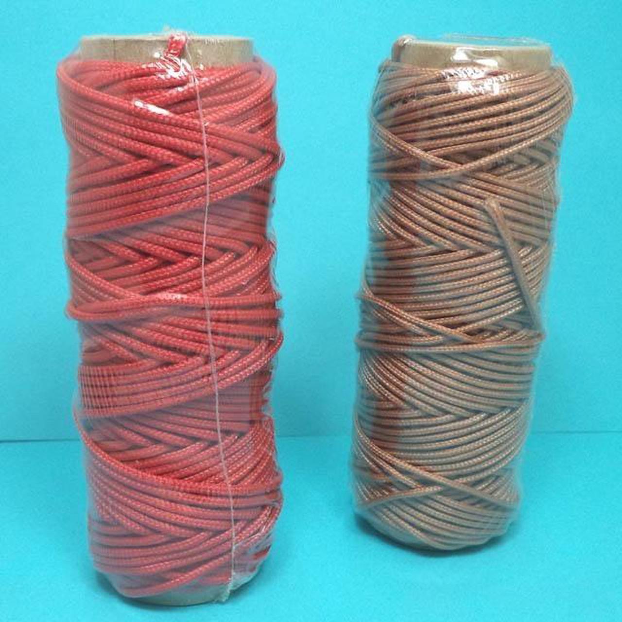 9550 - ROPE BRAIDED POLYSTER TWINE 50FT ASSORTED COLORS