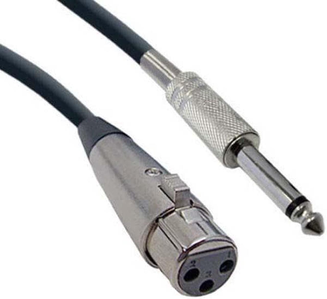 CA1022-18 - XLR CABLE 3JK-6.3 MONO PLUG 18FT