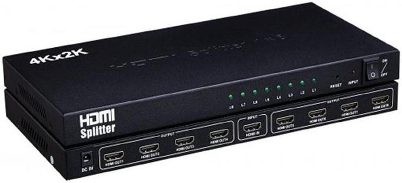 PRO2092-8 - HDMI SPLITTER 1X8 POWERED 1 INPUT TO 8 SUPPORT 3D