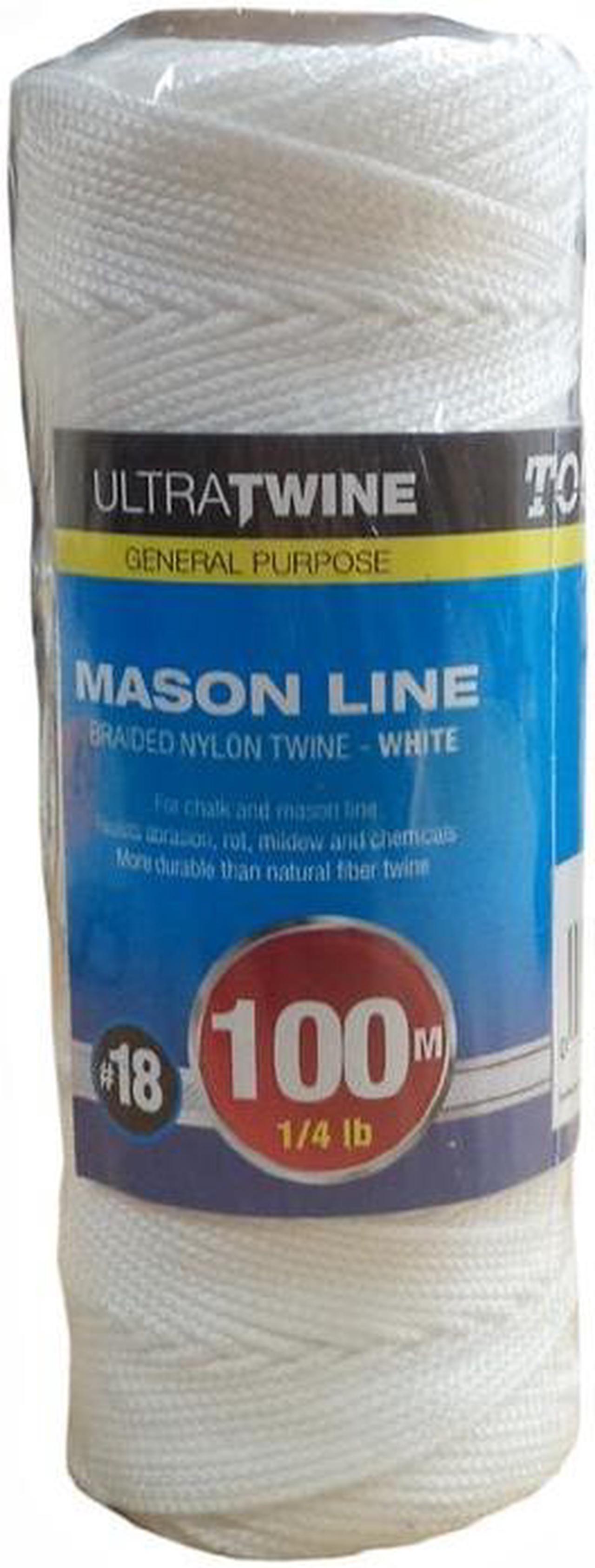Main image of 164317 - ROPE BRAIDED NYLON TWINE WHITE 328FT FOR CHALK AND MASON LINE