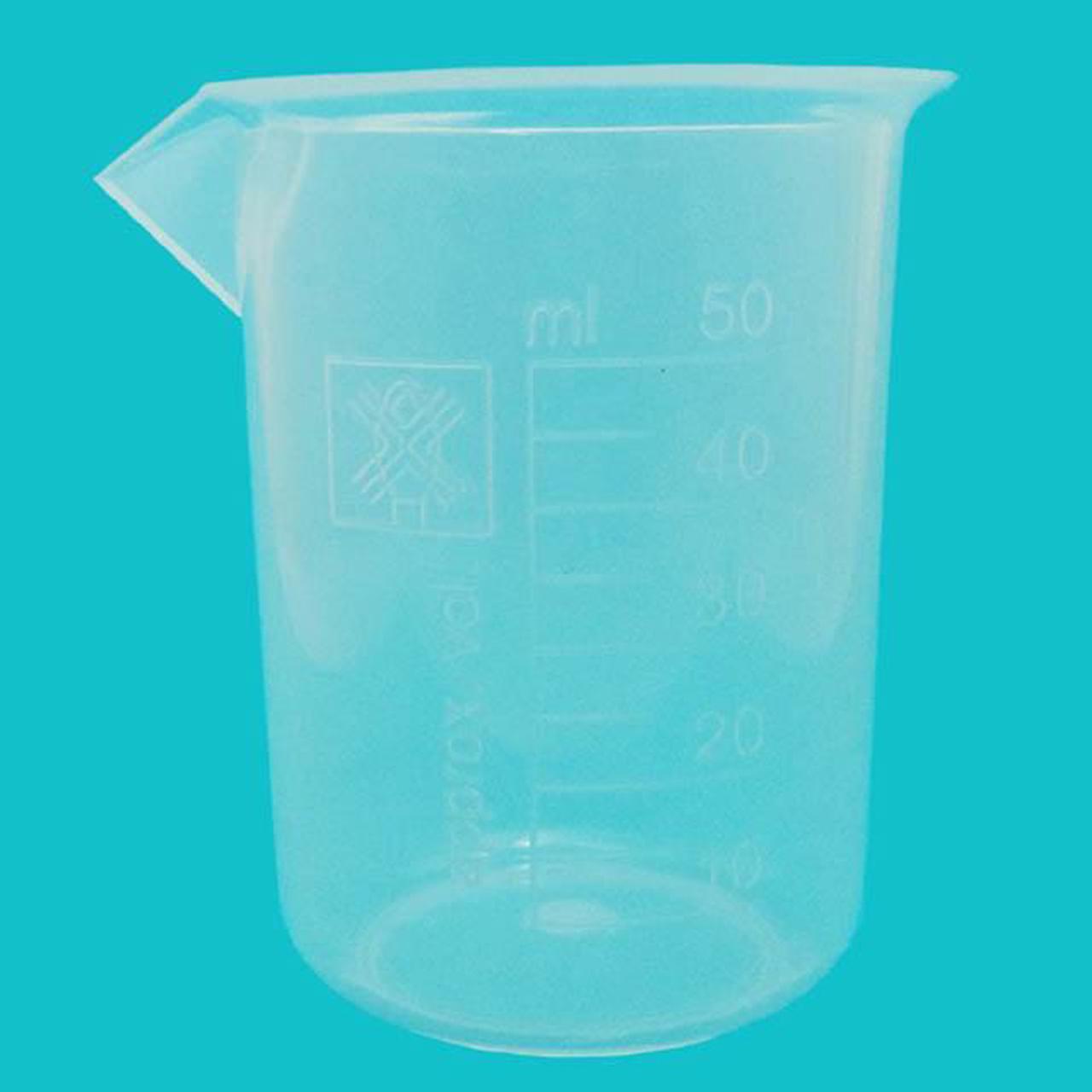 BKPP-50 - BEAKER 50ML PLASTIC GRADUATED