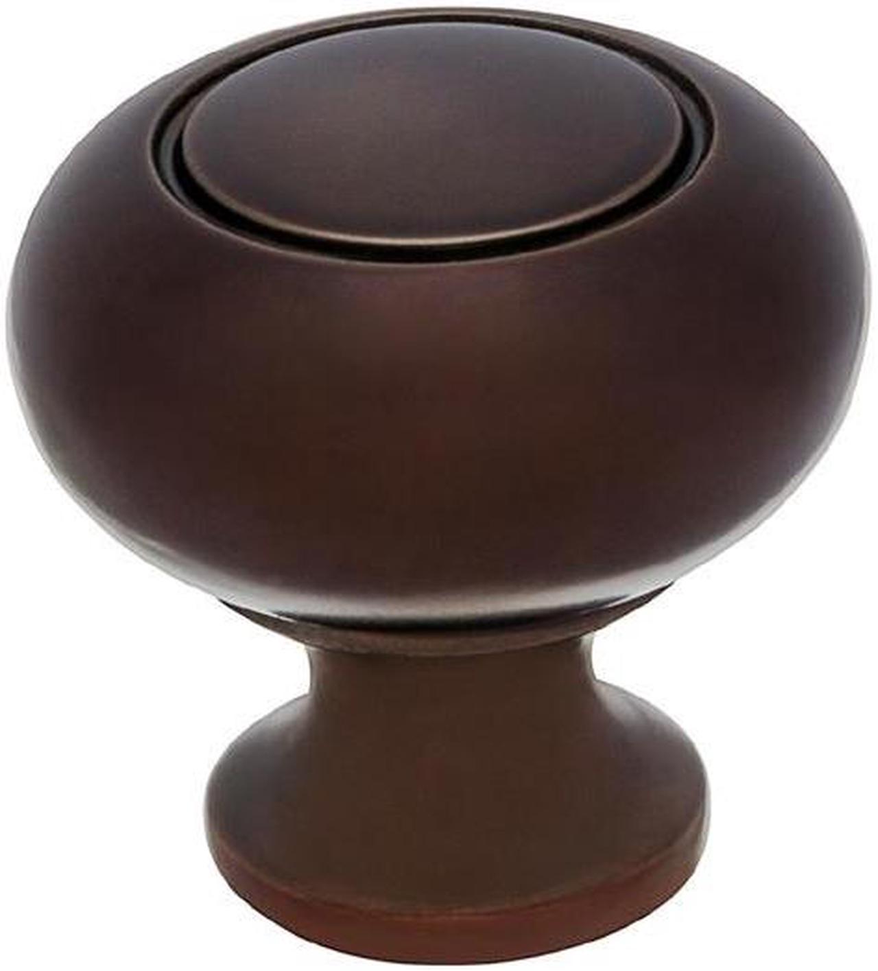 40911 - KNOB CABINET 1.25IN AGED BRONZE FINISH