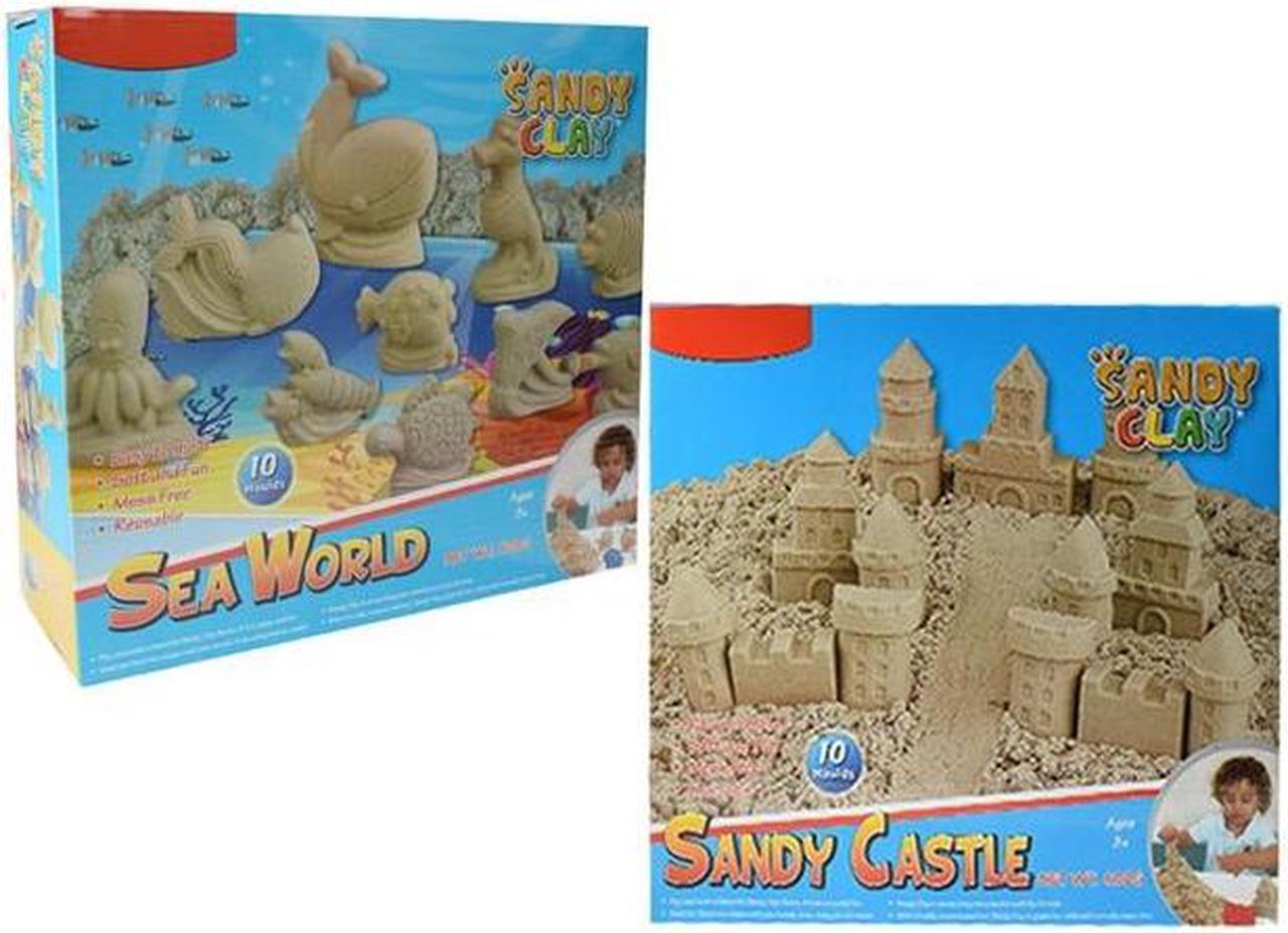 03137 - SANDY CLAY SET ASSORTED STYLES 10 MOULDS