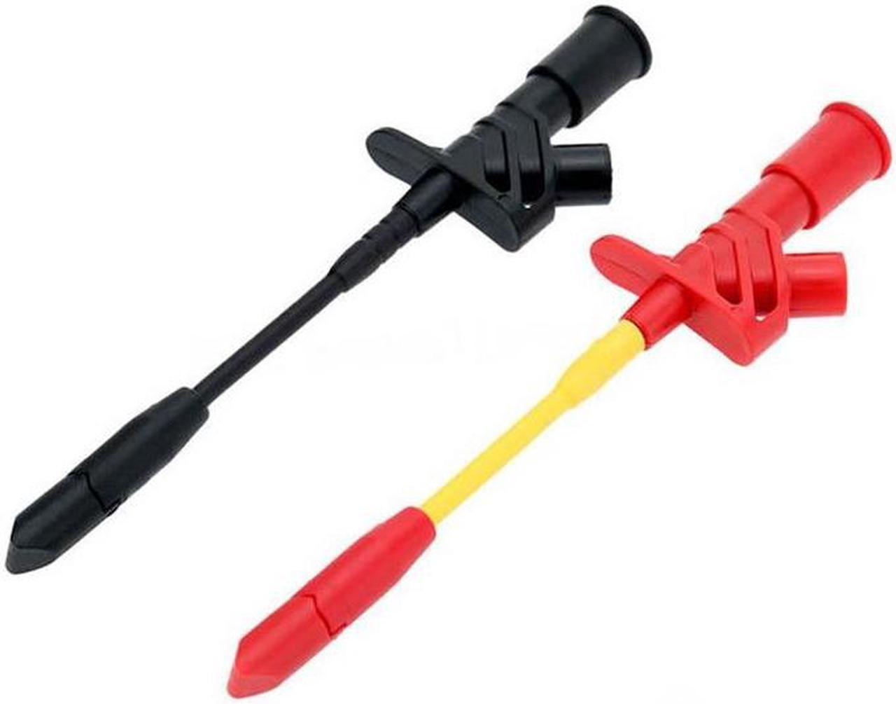 500129 - TEST CLIP WIRE PIERCING INSULATD FOR MULTIMETER BLK/RED 2PCS/PACK