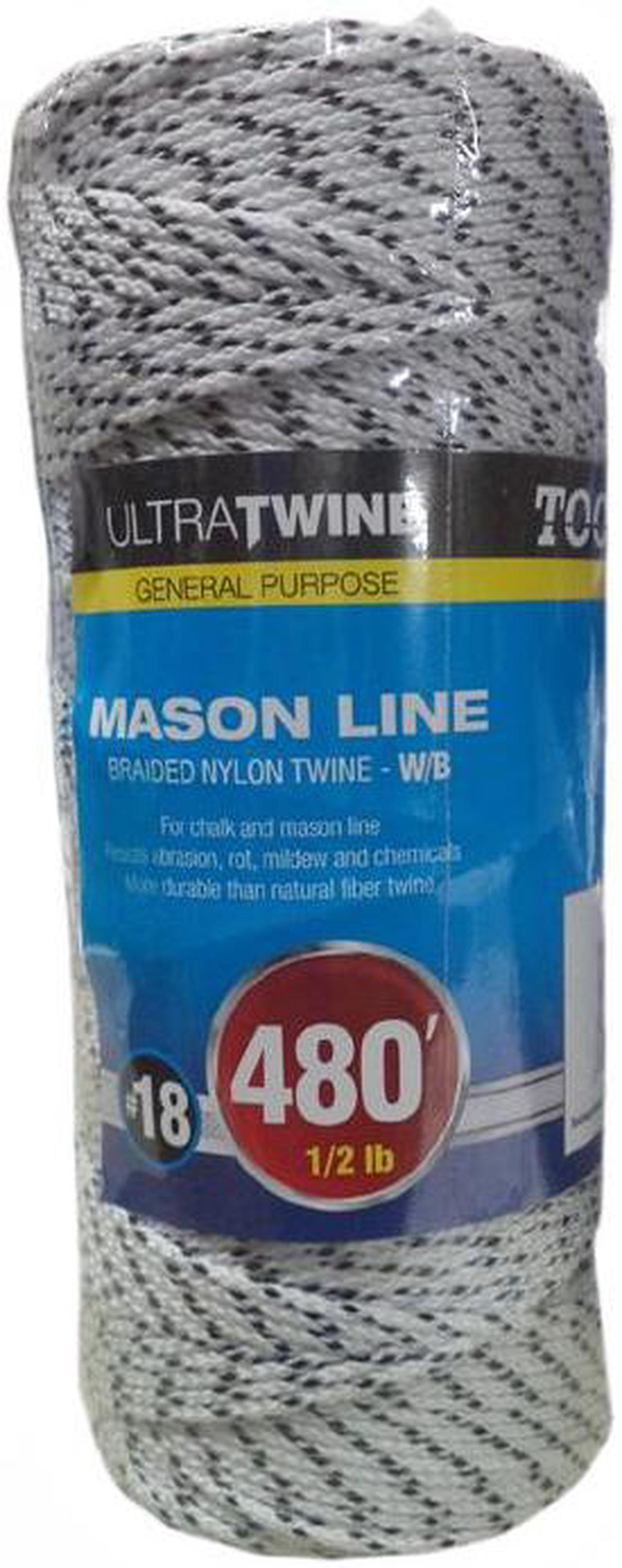 164314 - ROPE BRAIDED NYLON TWINE W/B 480FT FOR CHALK AND MASON LINE