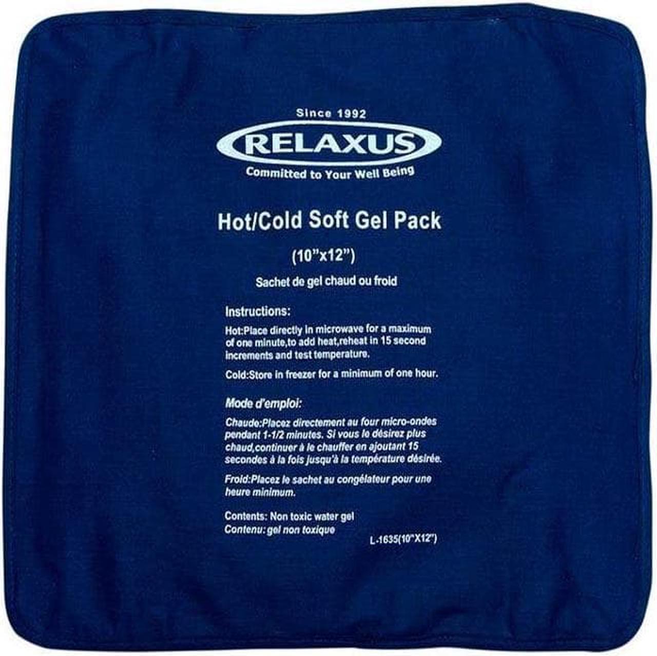 L1635 - HOT AND COLD GEL PACK 10 X 12IN MICROWAVE AND FREEZER SAFE