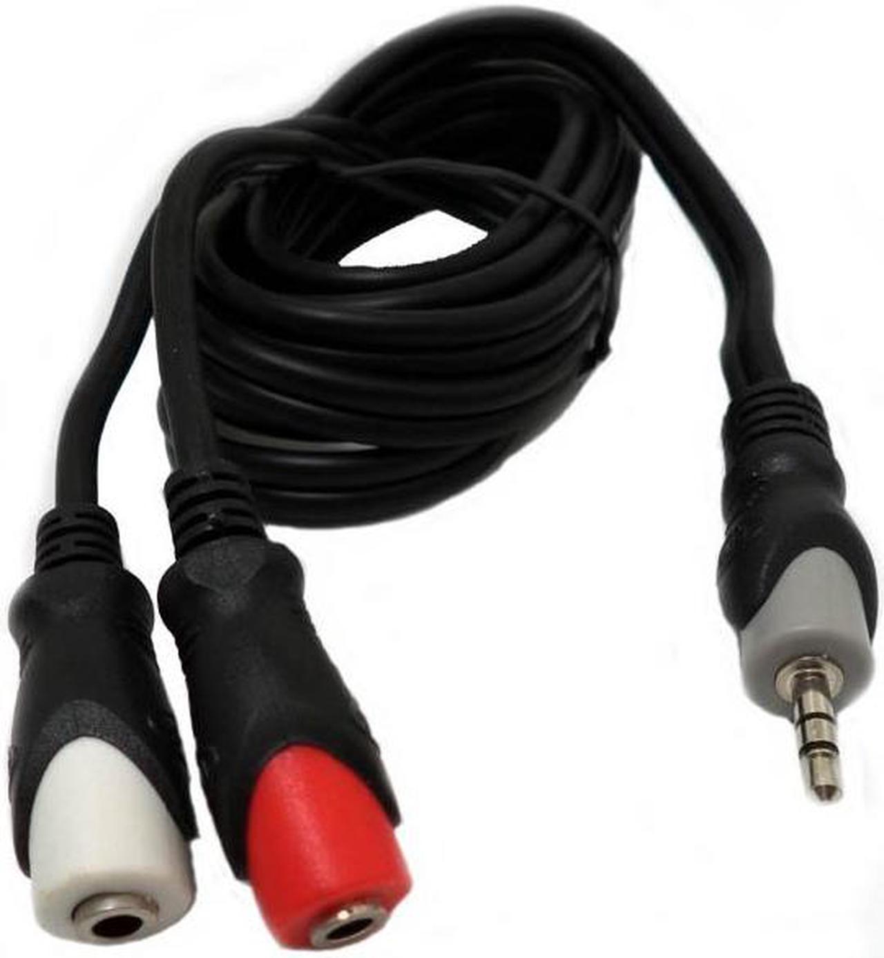 CA76 - AUDIO CABLE 3.5 STEREO PL-JKX2 6FT