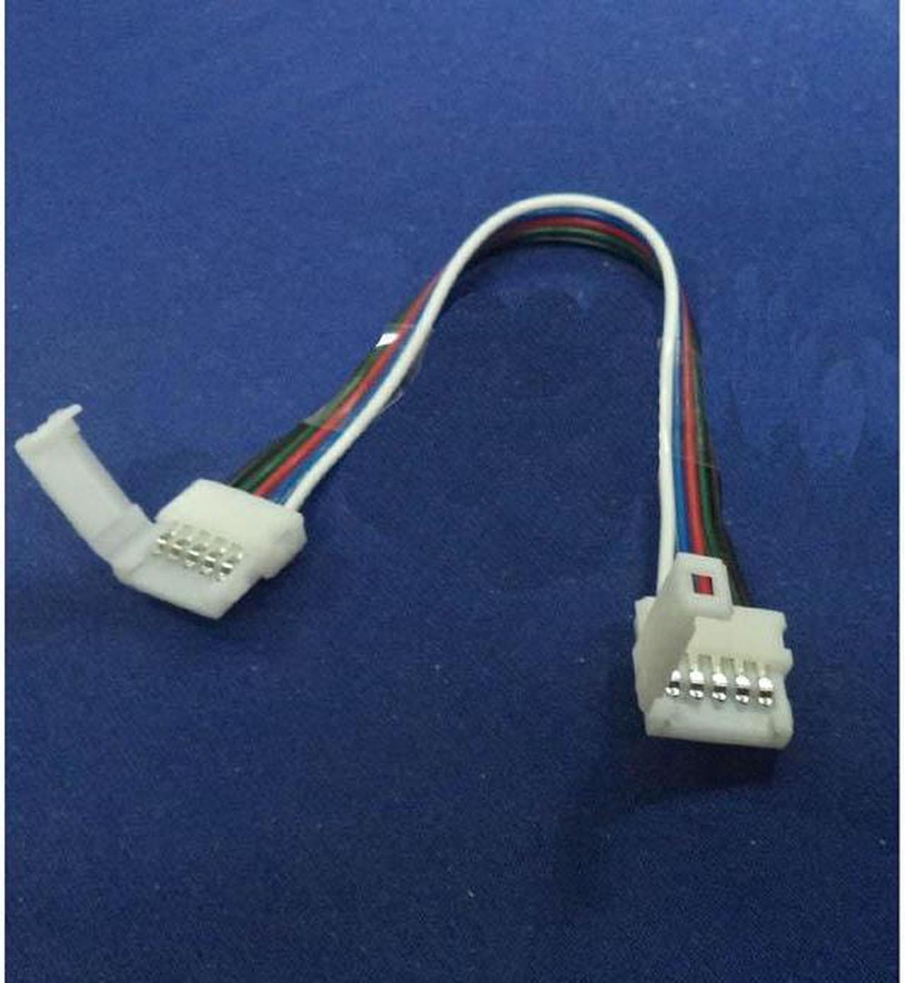 80014-1 - LED STRIP SNAPON 5P F-F 10MM W/15CM CABLE STRIP TO STRIP