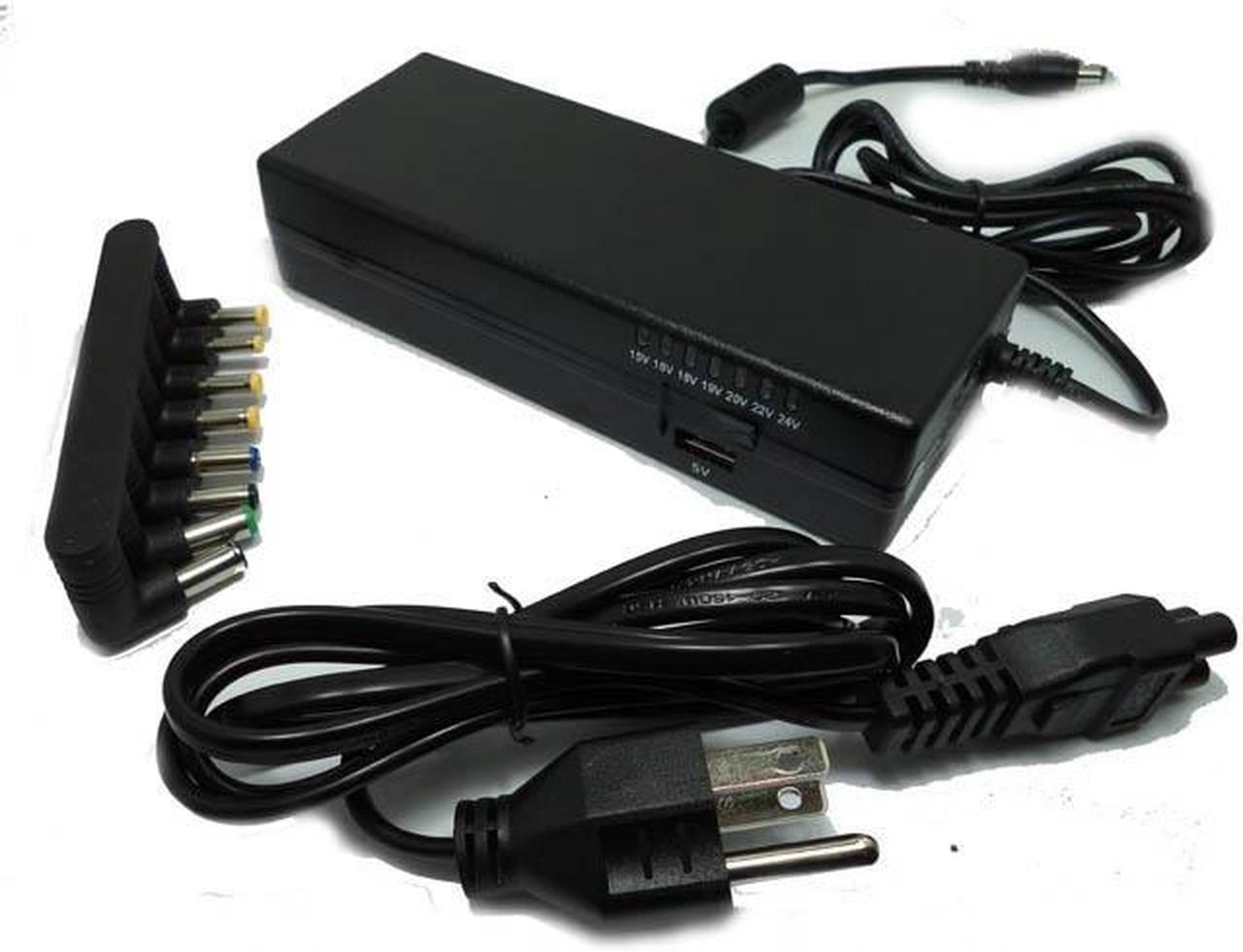 LAP-ADA-UNIVERSAL-120W - PSU SW 15-24VDC 120W LAPTOP 10PL 15-20V@6A 22-24V/5A USB PORT