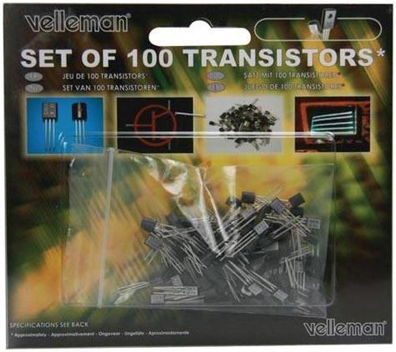 K/TRANS1 - TRANSISTOR ASSORTED 100PCS  (100 pcs/pkg)