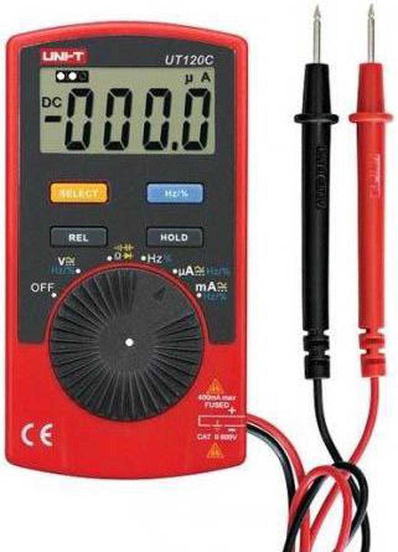 UT120C - MULTIMETER DIGITAL POCKET SIZE RESISTANCE VOLTAGE CURRENT