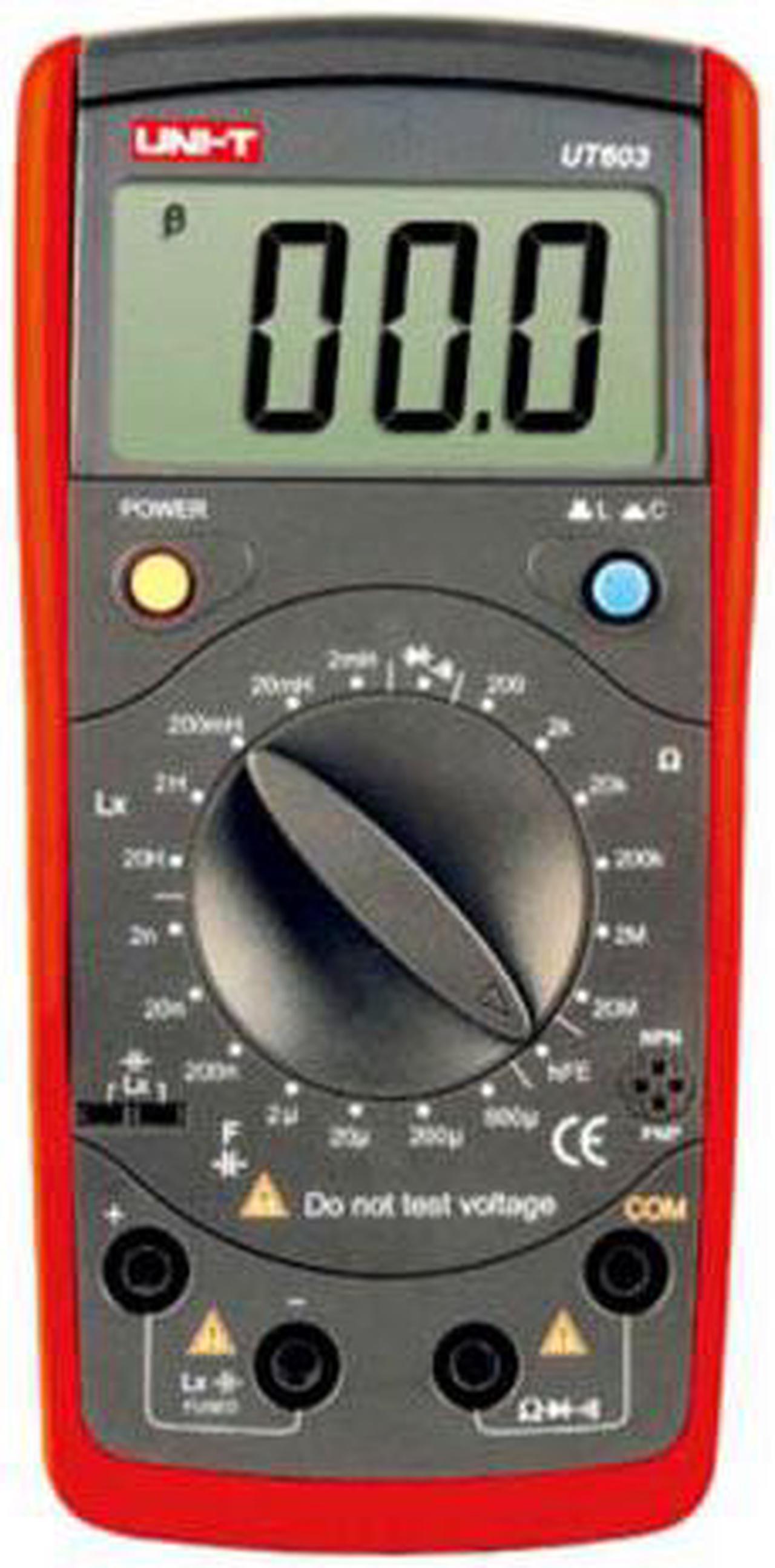 UT603 - MULTIMETER DIGITAL LCR WITH DIODE TRANSISTOR