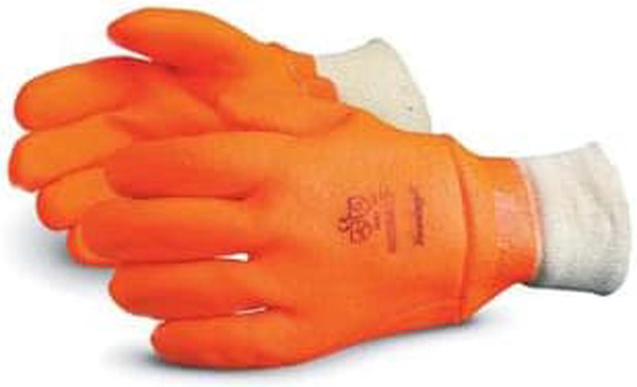 058339R - GLOVES FOAM INSULATED KNIT WRIST ORANGE