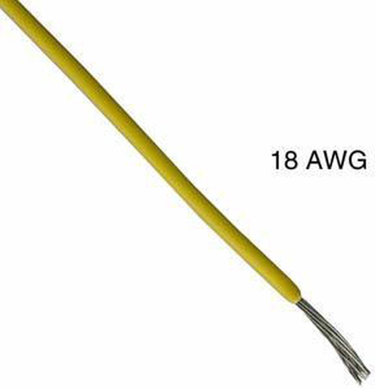 C2064-21-05 - WIRE STRANDED 18AWG 1000FT YELLO TC PVC