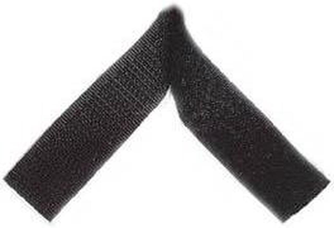 7148 - VELCRO HOOK AND LOOP 12MM TAPE BLK 75 FEET