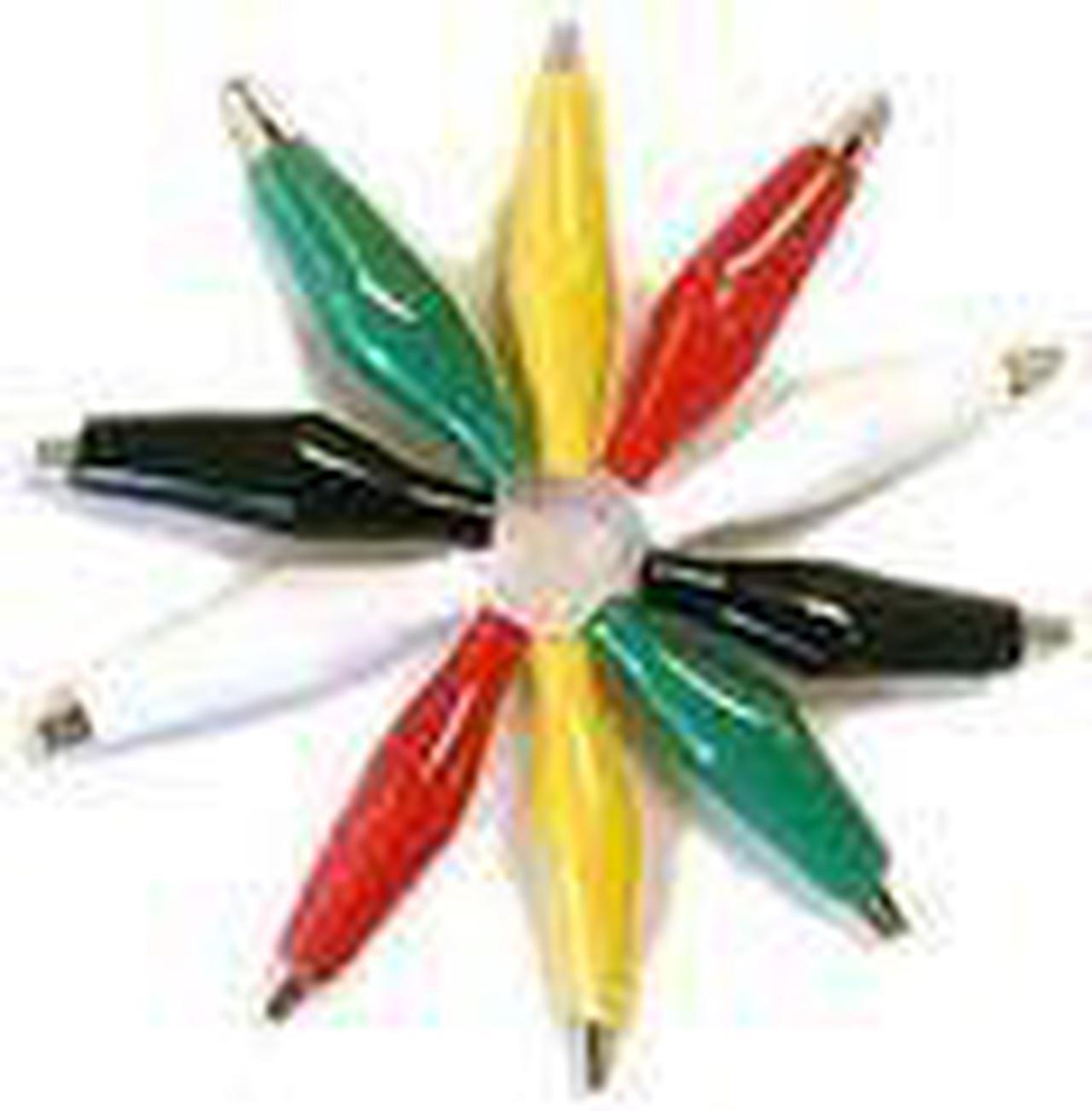 2700378 - ALLIGATOR CLIP MULTI COLOUR 10PCS/SET ASSORTED COLOUR