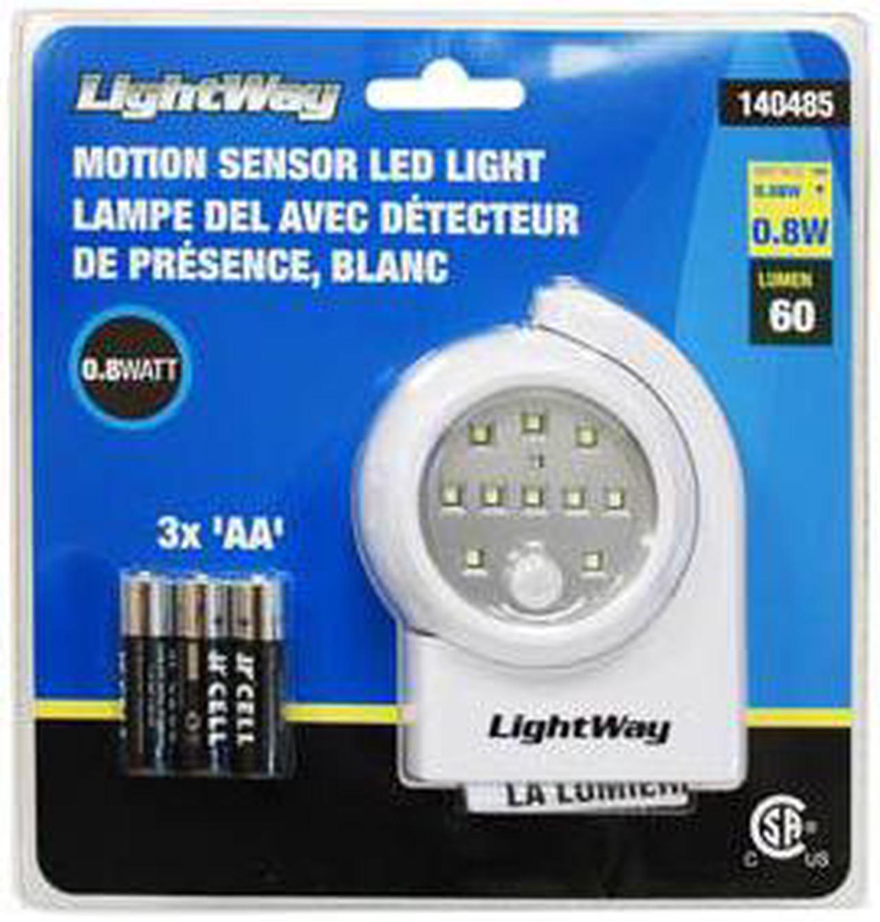 140485 - SECURITY LIGHT 10LED WITH MOTION SENSOR INCLUDE 3AA BATTERIES