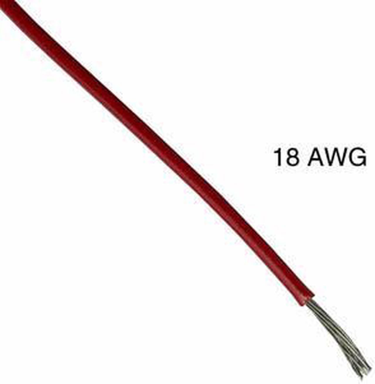 T1016-21-03 - WIRE STRANDED 18AWG 1000FT RED TC PVC