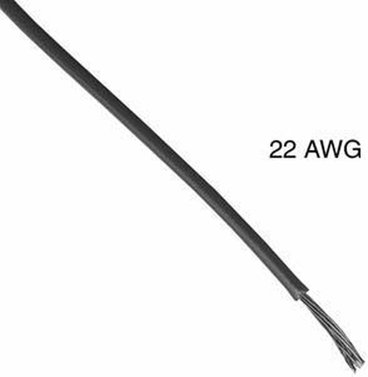 T1011-21-10 - WIRE STRANDED 22AWG 100FT GREY TC PVC