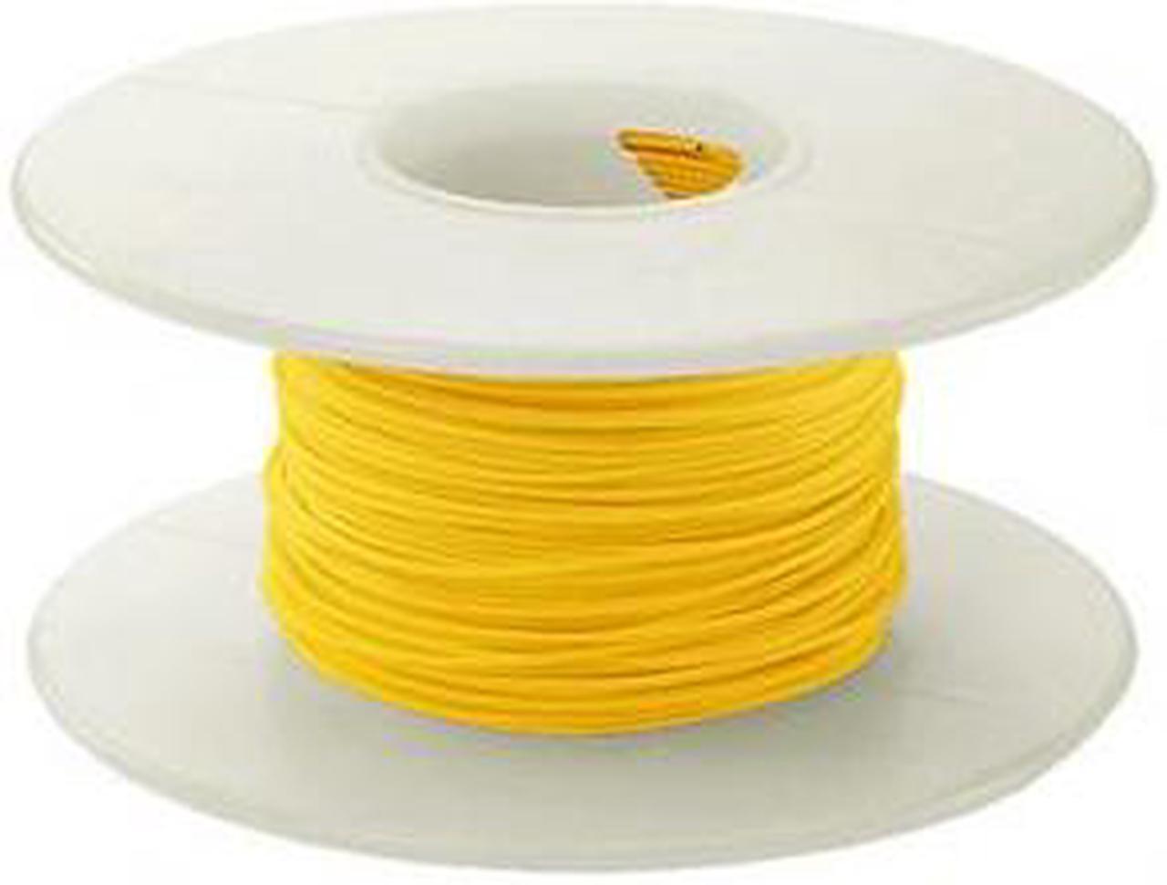 KYNAR YELLOW - WW WIRE 30AWG SOLID 50FT YELLOW