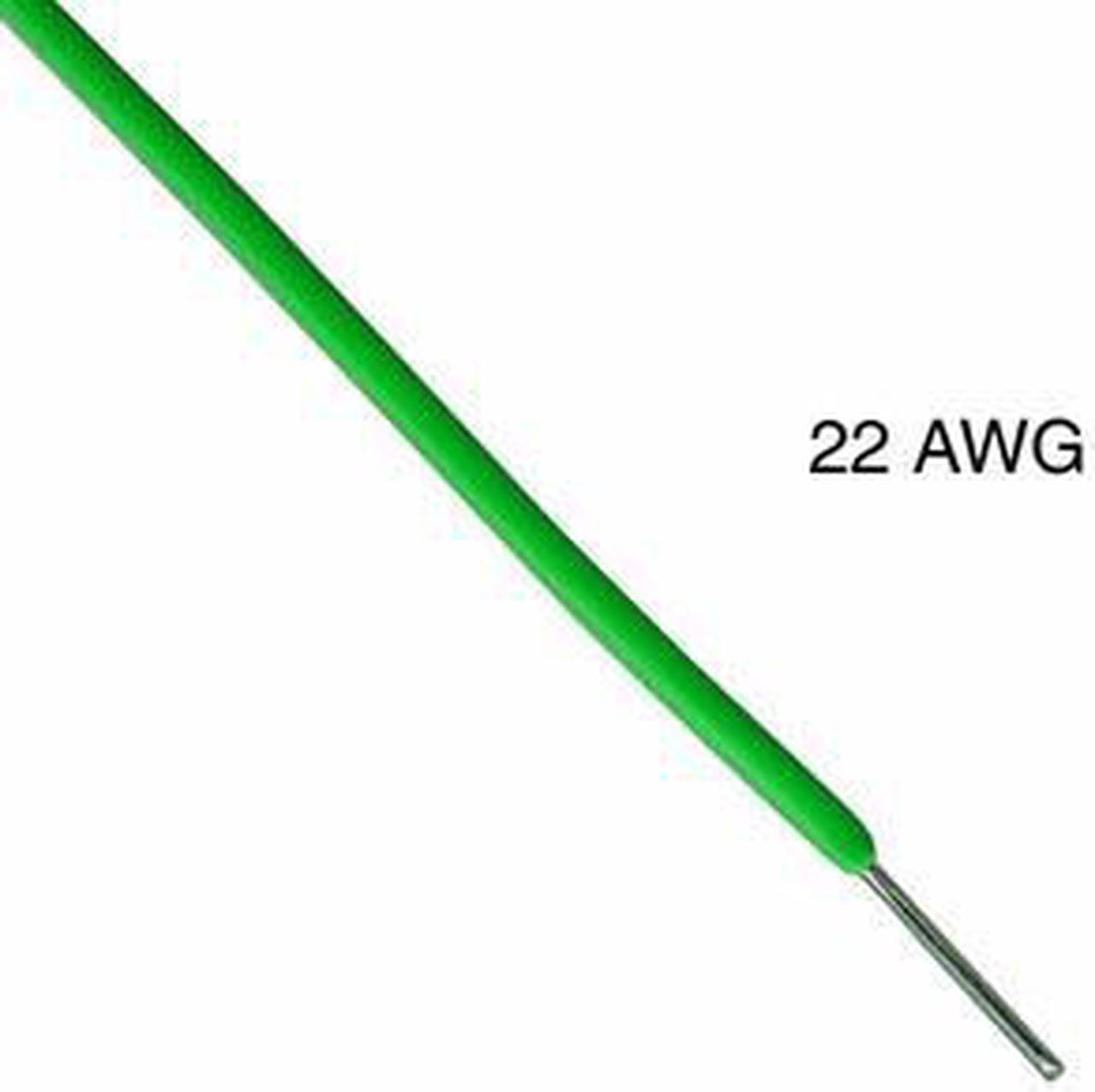 T1010-21-06K - WIRE SOLID 22AWG 1000FT GREEN TR64 TC