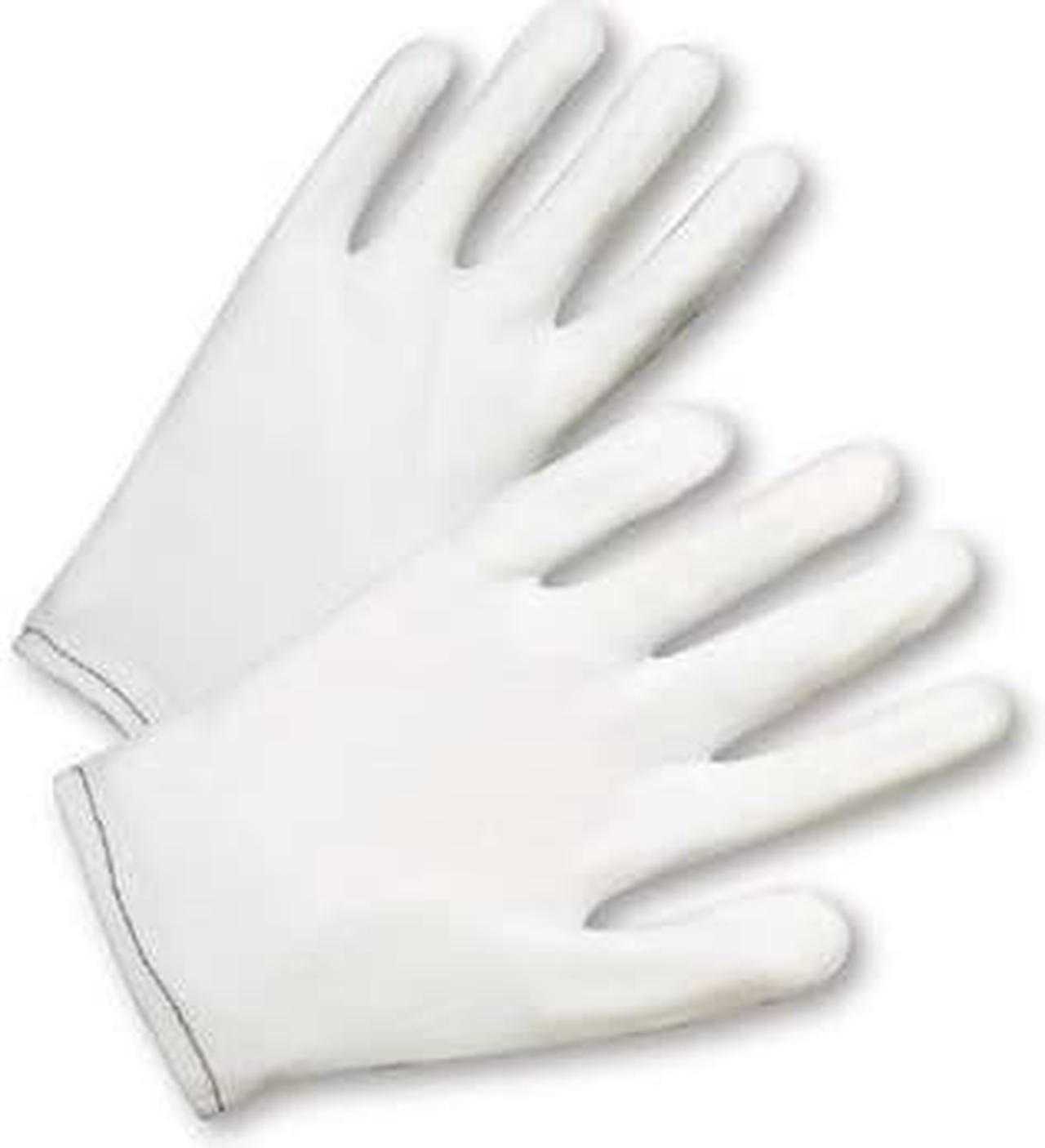 46I-404L - GLOVES NYLON LARGE WHT LINT FREE 70D (12 pcs/pkg)