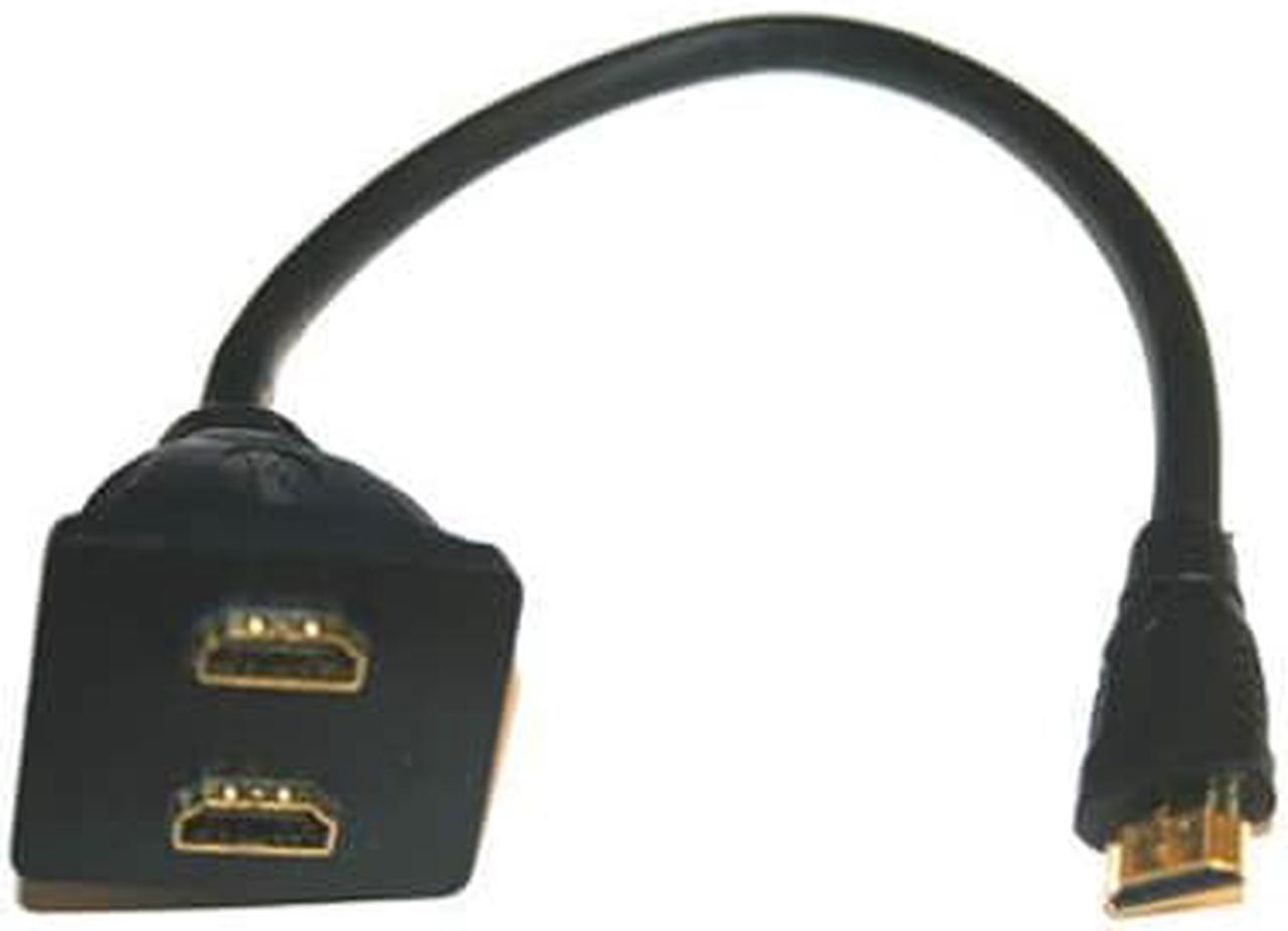 CAB-HDMI-SPLITTER-1M2F - HDMI SPLITTER CABLE 1MALE-2FEM