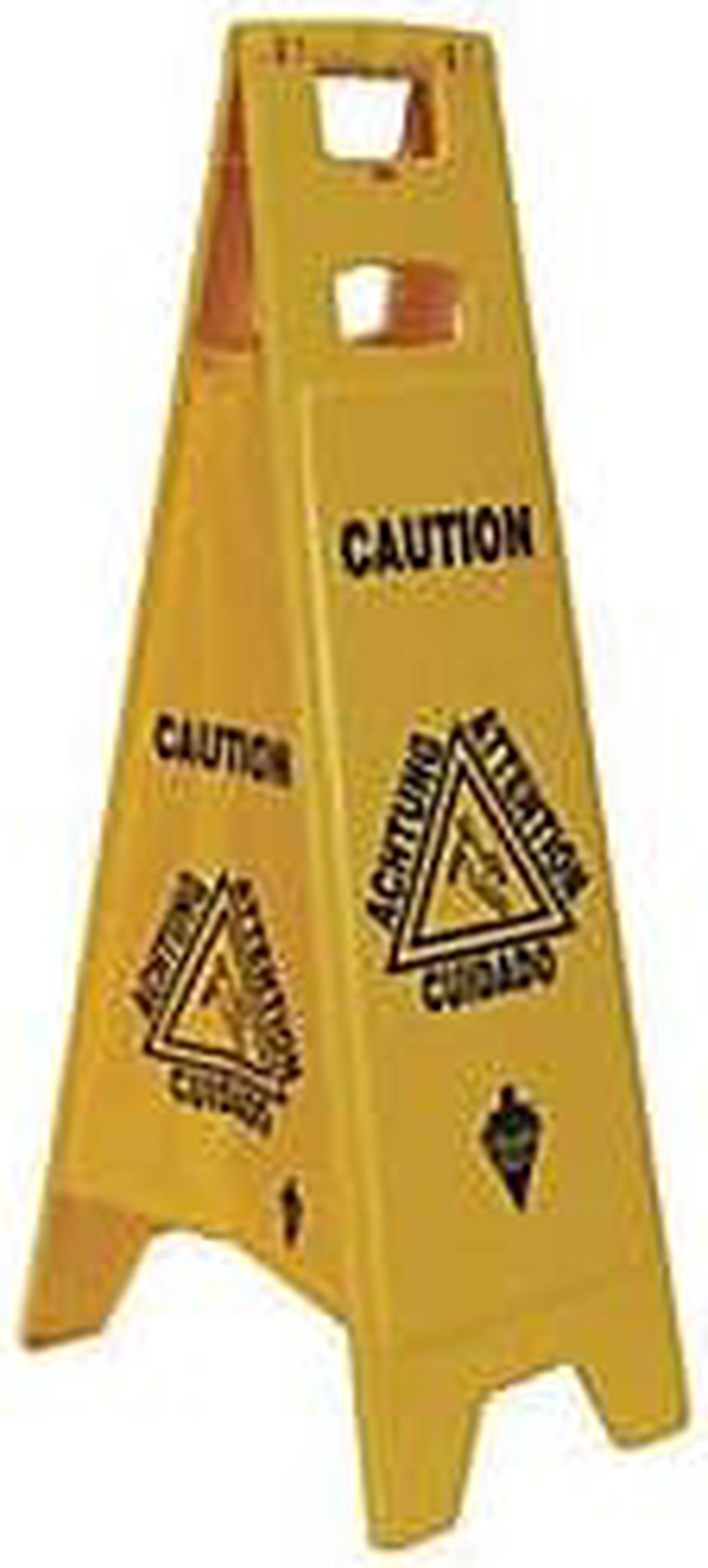 2LEA9 - CAUTION FLOOR SIGN 37X12INCH